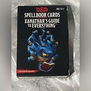 Dungeons & Dragons Spellbook Cards Xanathar's Guide To Everything Board Games